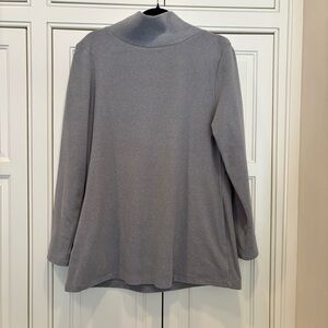 Dudley Stephens Gray Long Sleeve Top size L